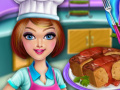 게임 Cooking Brown Sugar Meatloaf