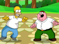 게임 Street fight Homer Simpson Peter Griffin