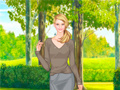 게임 Helen Dog Walking Dress Up