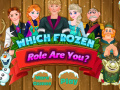 게임 Which Frozen Role Are You