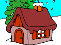 게임 House in Winter Forest Coloring