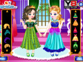 게임 Baby Elsa With Anna Dress Up