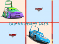 게임 Guess Disney Cars