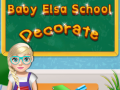 게임 Baby Elsa School Decorate