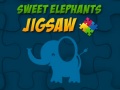 게임 Sweet Elephants Jigsaw