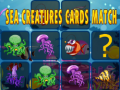 게임 Sea creatures cards match