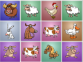 게임 Farm animals matching puzzles