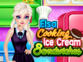 게임 Elsa Cooking Ice Cream Sandwiches