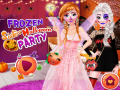 게임 Frozen Sisters Halloween Party