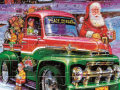 게임 Santa Trucks Jigsaw