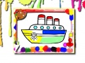 게임 Boats Coloring Book