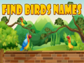 게임 Find Birds Names