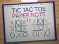 게임 Tic Tac Toe Paper Note 2