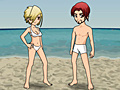 게임 Trendy couple summer
