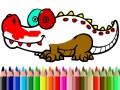 게임 Back To School: Aligator Coloring