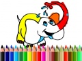 게임 Back To School: Elephant coloring