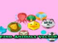 게임 Find Animals Vector