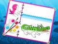 게임 Sea Creatures Coloring Book