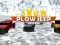 게임 Winter Snow Plow Jeep Driving