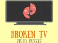 게임 Broken TV Video Puzzle