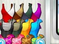 게임 Dress up girl on the train