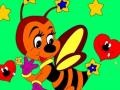 게임 Kid`s coloring: Little bee