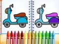 게임 Cute Bike Coloring Book