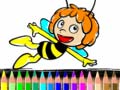 게임 Back To School Maja the Bee Coloring Book