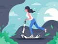 게임 Electric Scooter Rides Jigsaw