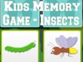 게임 Kids Memory game - Insects