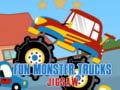 게임 Fun Monster Trucks Jigsaw