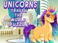 게임 Unicorns Travel The World Puzzle