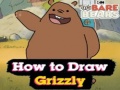 게임 We Bare Bears How to Draw Grizzly