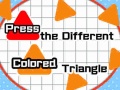 게임 Press The Different Colored Triangle