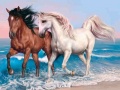 게임 Animals Jigsaw Puzzle Horses