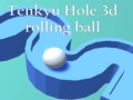 게임 Tenkyu Hole 3d rolling ball