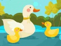 게임 Mother Duck and Ducklings Jigsaw