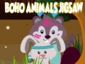 게임 Boho Animals Jigsaw