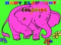 게임 Baby Elephant Coloring