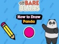 게임 We Bare Bears How to Draw Panda