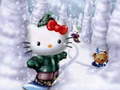 게임 Hello Kitty Christmas Jigsaw Puzzle