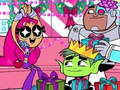 게임 Teen Titans Christmas Stars