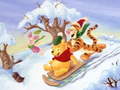 게임 Winnie the Pooh Christmas Jigsaw Puzzle 2