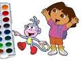 게임 Dora The Explorer Coloring Book