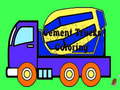 게임 Cement Trucks Coloring