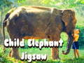 게임 Child Elephant Jigsaw