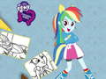 게임 Equestria Girls Coloring Book