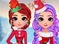 게임 Rainbow Girls Christmas Outfits