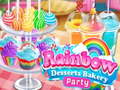 게임 Rainbow Desserts Bakery Party