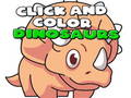 게임 Click And Color Dinosaurs